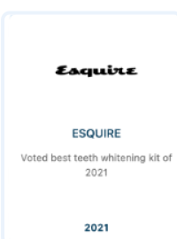 Esquire Voted Best Teeth Whitening Kit