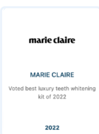 Marie Claire Voted Best Luxury Teeth Whitening Kit